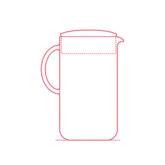 Objects Beverage Serveware Ikea 365 Pitcher Editable Svg Line Art, Free Vectors File